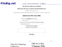 Tablet Screenshot of filebig.net